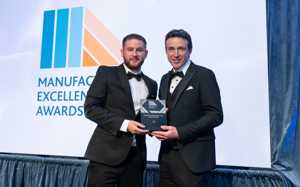Hygeia named Manufacturer of the Year – Small Business at the Manufacturing Excellence Awards 2025