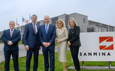 Sanmina Announces Expansion of Ireland Manufacturing Site, Creating up to 150 Jobs
